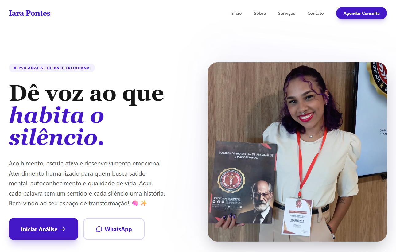 Iara Pontes - Psicanalista